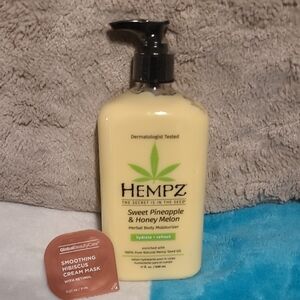 Hempz Sweet Pineapple & Honey Melon Herbal Body Moisturizer - Yellow